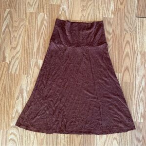 PrAna Women’s Lightweight Midi Skirt Crimson Size XS Stretchy